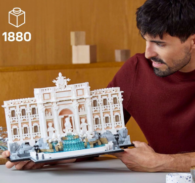 Fun Fuel Architecture Trevi Fountain Building Set