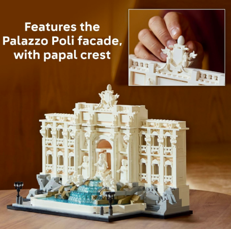 Fun Fuel Architecture Trevi Fountain Building Set
