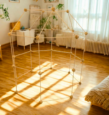 Fun Fuel Wooden Fort Building Kit for Kids