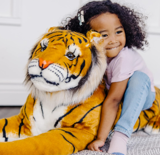 Fun Fuel Giant Tiger Stuffed Animal