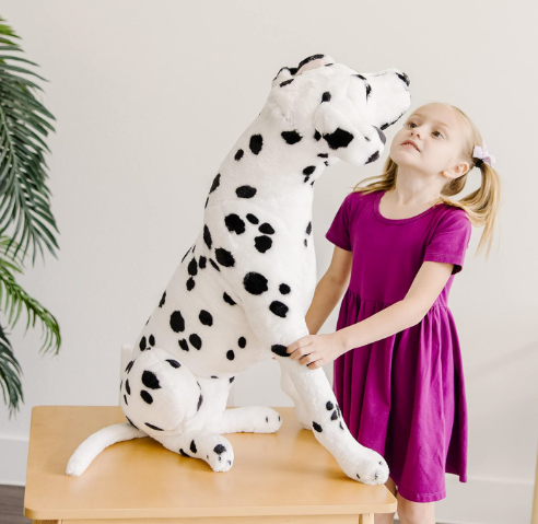 Fun Fuel  Giant Dalmatian - Lifelike Stuffed Animal Dog